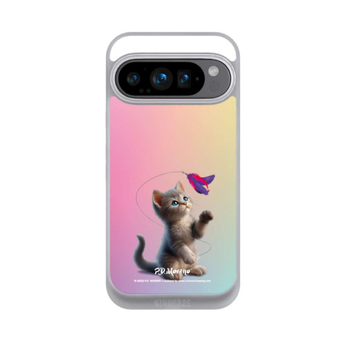 Google Pixel 9 Pro NIVOpure Playing Cat with Feather