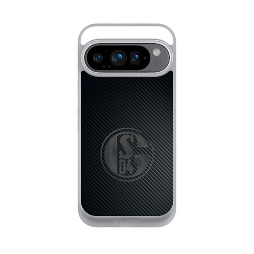Google Pixel 9 Pro NIVOpure Schalke 04 Carbon Look