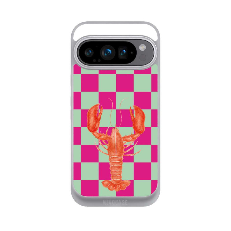 Pixel 9 Pro NIVOpure Pink Checkers Lobster