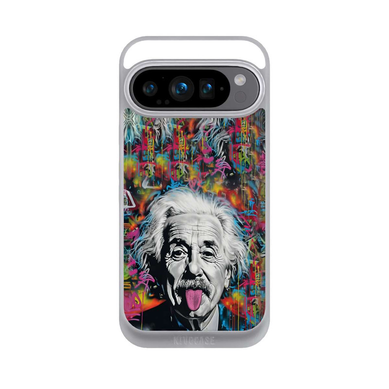 Pixel 9 Pro NIVOpure Physiker Bunte Zunge Raus