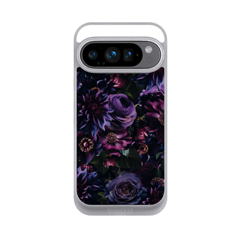 Pixel 9 Pro NIVOpure Dunkle Lila Blüten 