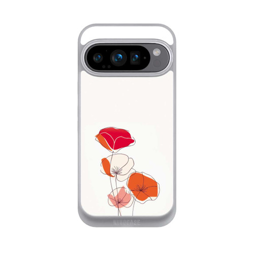 Google Pixel 9 Pro NIVOpure Mohn Line Art