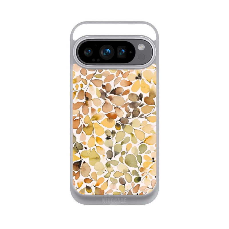 Pixel 9 Pro NIVOpure Eukalyptus Aquarellblätter Braun Herbst