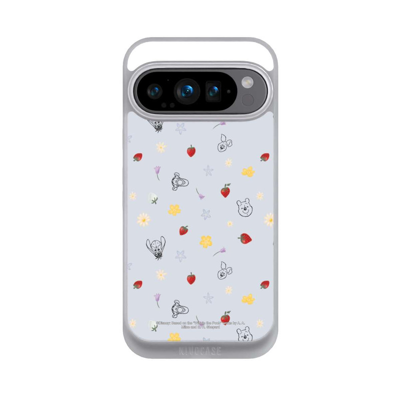 Pixel 9 Pro NIVOpure Winnie the Pooh and Friends Strawberry Pattern Blue
