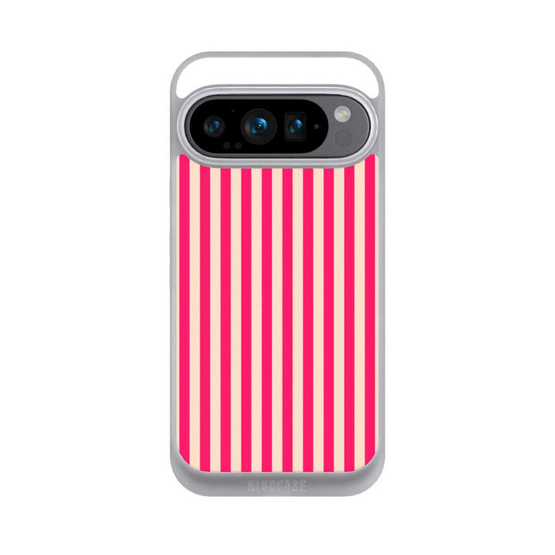 Pixel 9 Pro NIVOpure Stripes Red Popcorn Look