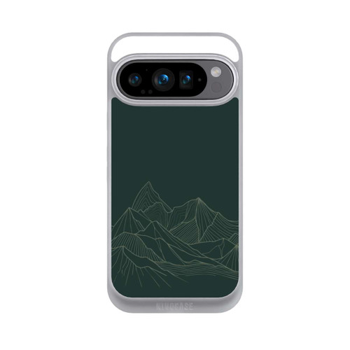 Google Pixel 9 Pro NIVOpure Berg Line Art Grün