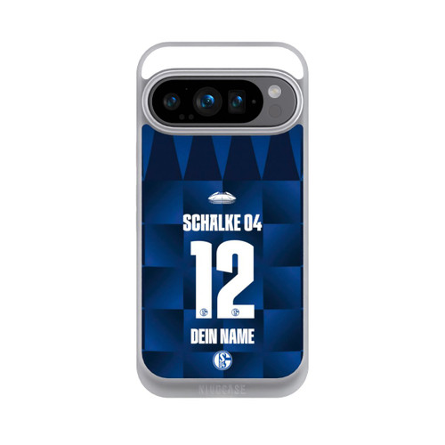 Google Pixel 9 Pro NIVOpure Schalke 04 Trikot Personalisierbar 26-27