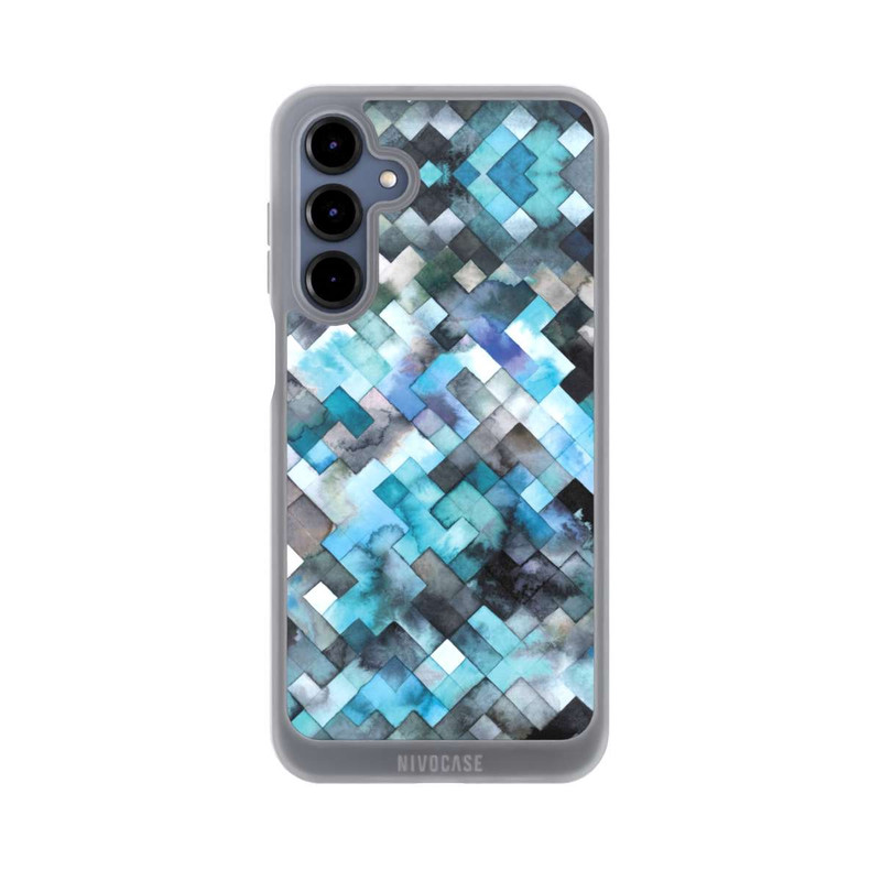 Galaxy A16 5G NIVOpure stimmungsvolles geometrisches Muster blau