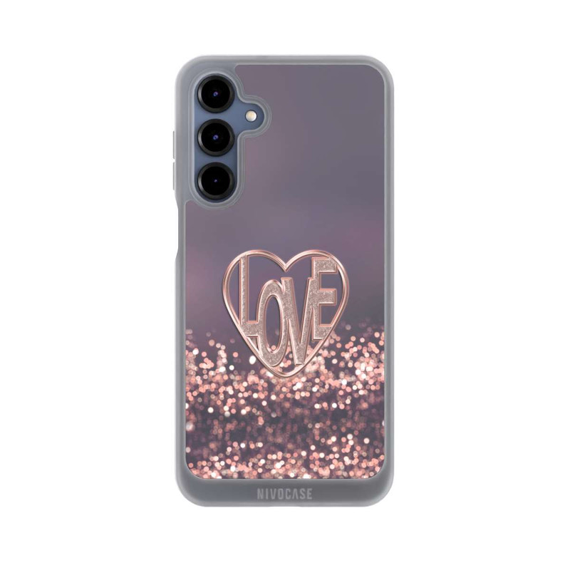 Galaxy A16 5G NIVOpure Love Glitter Pink