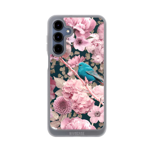 Samsung Galaxy A16 5G NIVOpure Spatzen im rosa Blumenmuster