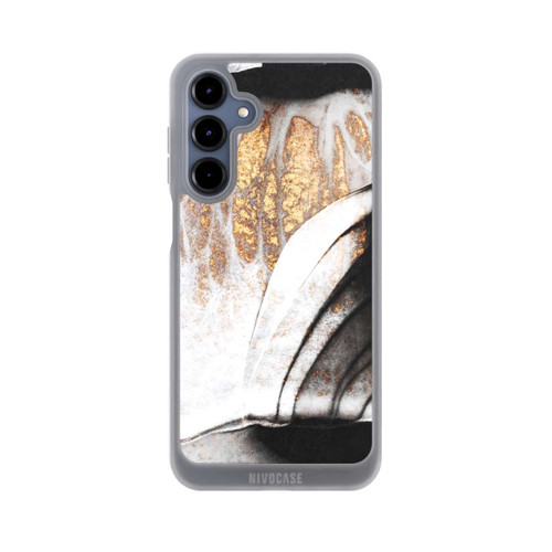 Samsung Galaxy A16 5G NIVOpure Schwarze und goldene Adern