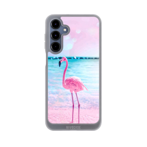 Samsung Galaxy A16 5G NIVOpure Rosa Flamingo am Meer