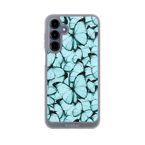 Samsung Galaxy A16 5G NIVOpure Teal Schmetterlinge