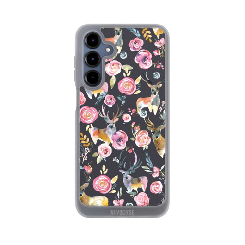 Samsung Galaxy A16 5G NIVOpure Deers and flowers Anthracite