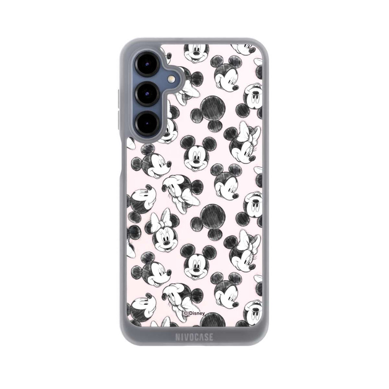 Galaxy A16 5G NIVOpure Minnie & Mickey Viele Gesichter Pink