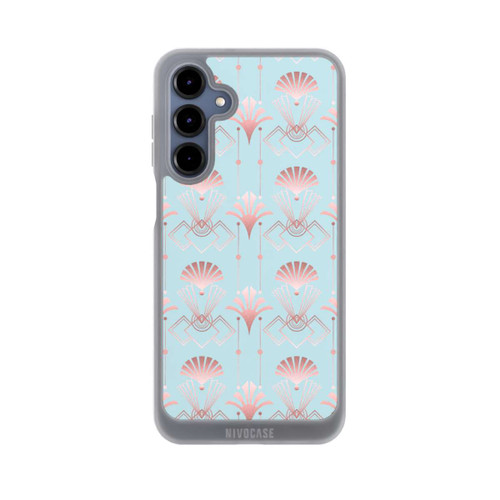 Samsung Galaxy A16 5G NIVOpure Art Deco Rose Gold Elegance Blue