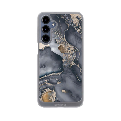 Samsung Galaxy A16 5G NIVOpure Alcohol Ink Gold Grau mit KI