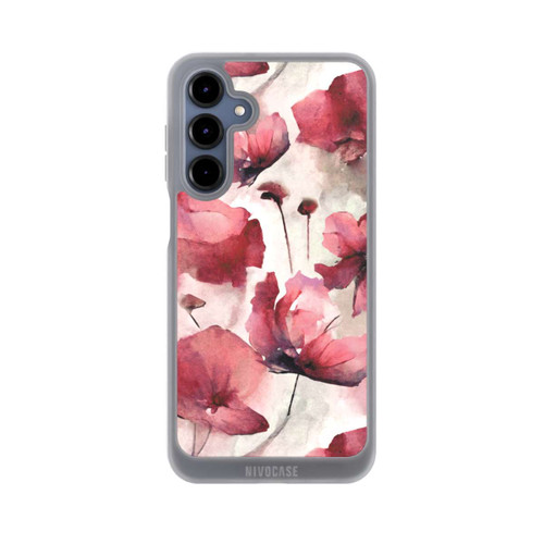 Samsung Galaxy A16 5G NIVOpure Wilde Mohnblumen Aquarell mit KI