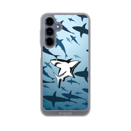 Samsung Galaxy A16 5G NIVOpure Haie Muster Blau