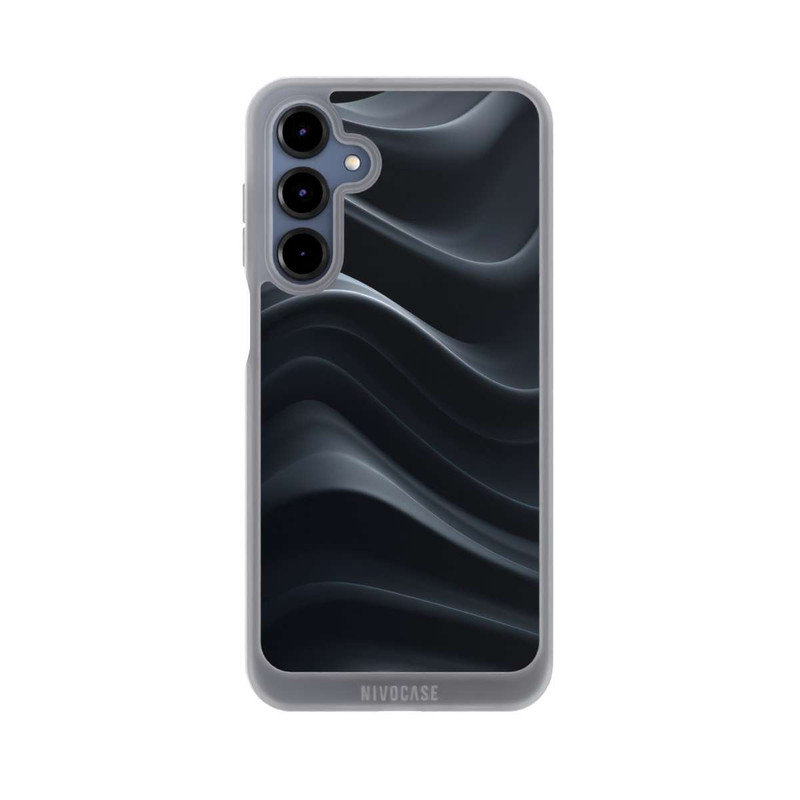 Galaxy A16 5G NIVOpure Black Waves Texture