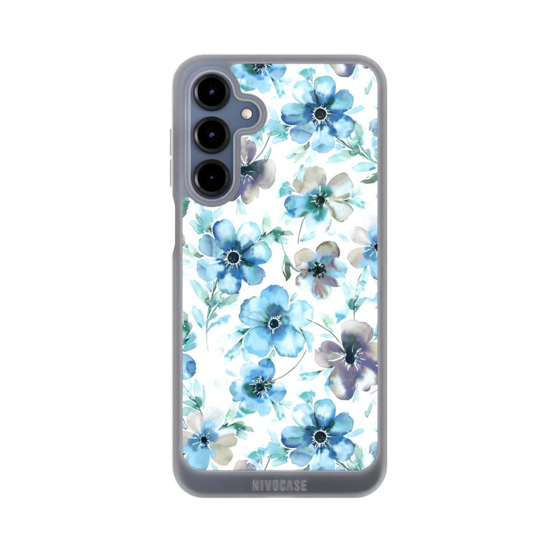Galaxy A16 5G NIVOpure Blaues Blumenmuster Trendy