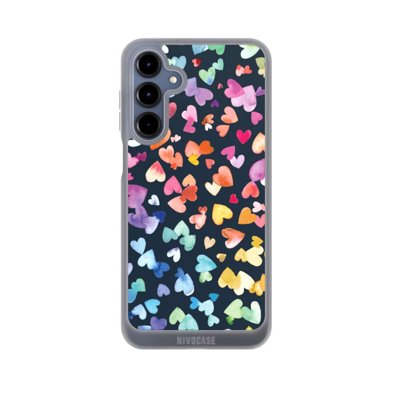 Galaxy A16 5G NIVOpure Valentinstag Herzen Schwarz