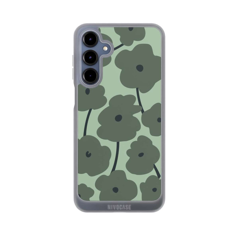 Galaxy A16 5G NIVOpure Fleurs Minimalistes Vertes