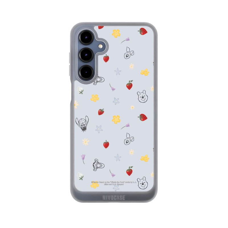 Galaxy A16 5G NIVOpure Winnie Puuh und Freunde Erdbeer Muster Blau