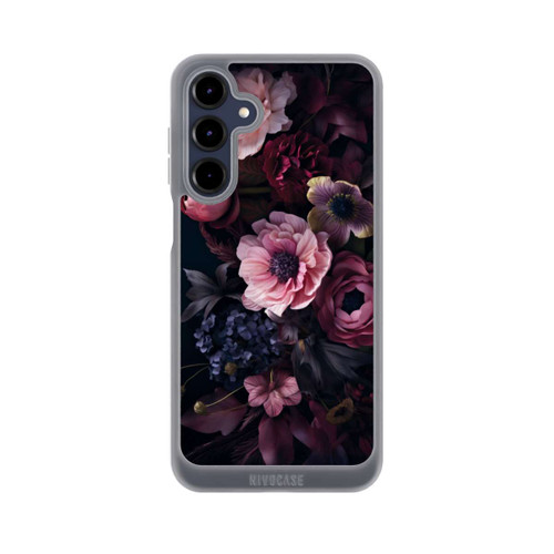 Samsung Galaxy A16 5G NIVOpure Rosa Blumenbild mit Pfingstrosen auf dunklem Hintergrund Mit KI
