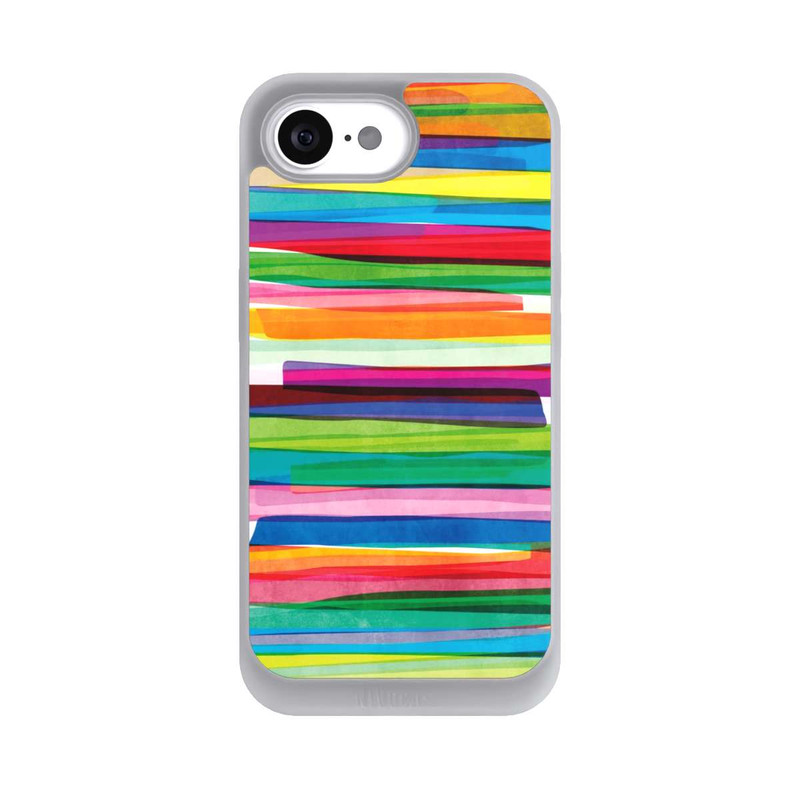 iPhone 16e NIVOpure Colourful Stripes1