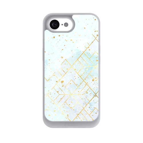 Apple iPhone 16e NIVOpure Marble Mixed Grid pastel
