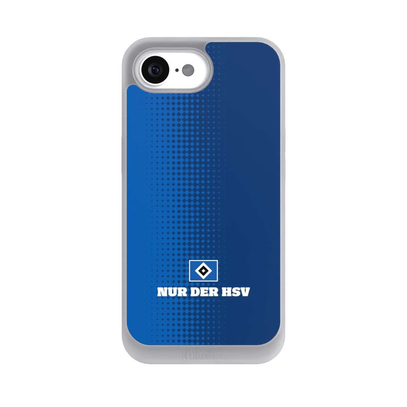 iPhone 16e NIVOpure Nur der HSV - Rautenraster Blau