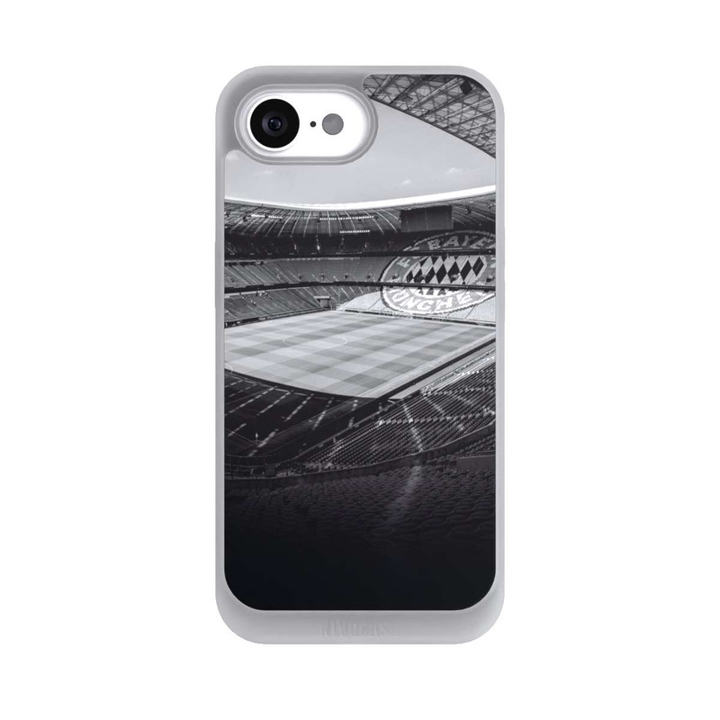 iPhone 16e NIVOpure Stade FC Bayern - Noir Blanc