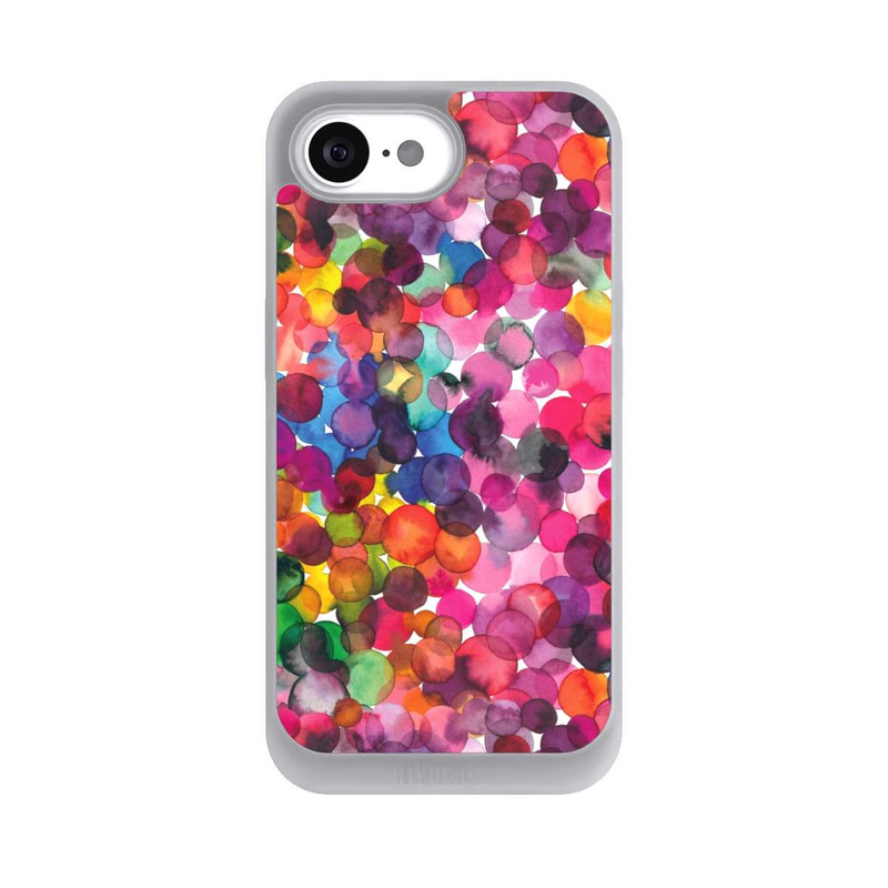 iPhone 16e NIVOpure Überlappende Aquarellpunkte