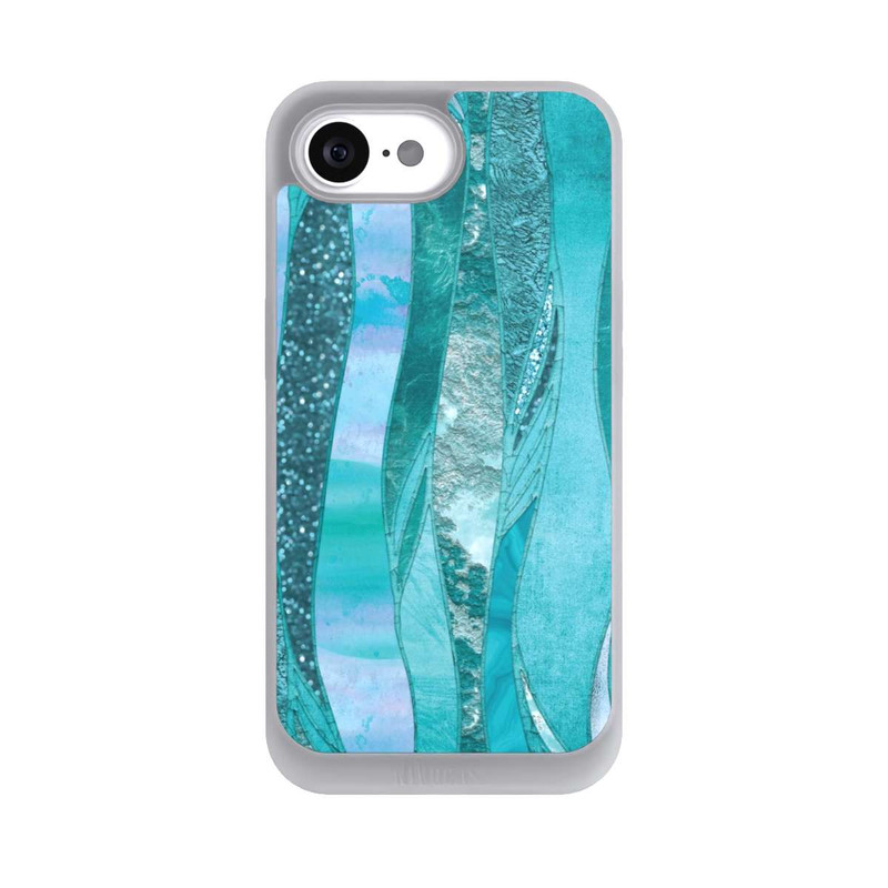 iPhone 16e NIVOpure Blue Glamour Glitter Look
