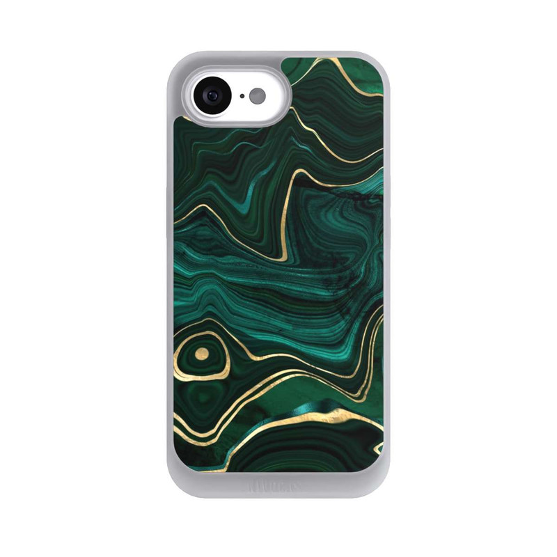 iPhone 16e NIVOpure Malachite gold print