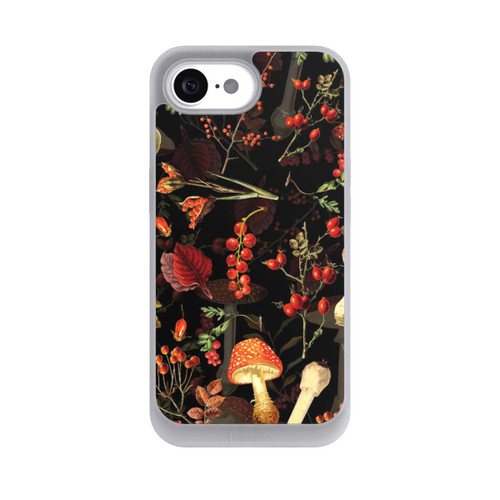 Apple iPhone 16e NIVOpure Pilzmuster Schwarz