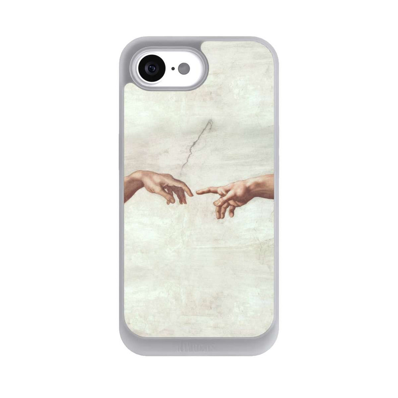 iPhone 16e NIVOpure Hands of God and Adam by Michelangelo Buonarroti