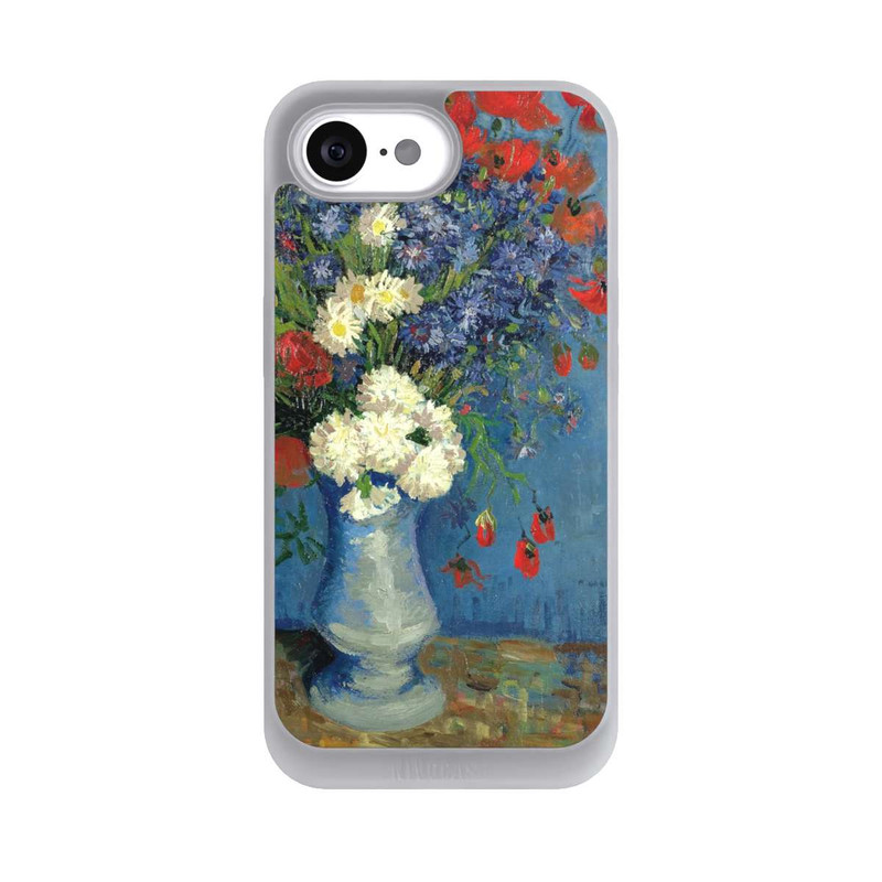 iPhone 16e NIVOpure Still Life Vase with Cornflowers and Poppies by Vincent Van Gogh