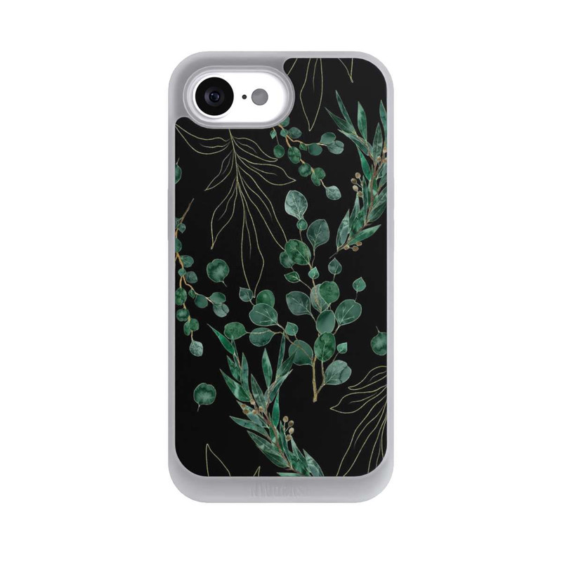iPhone 16e NIVOpure Eucalyptus Leaves black