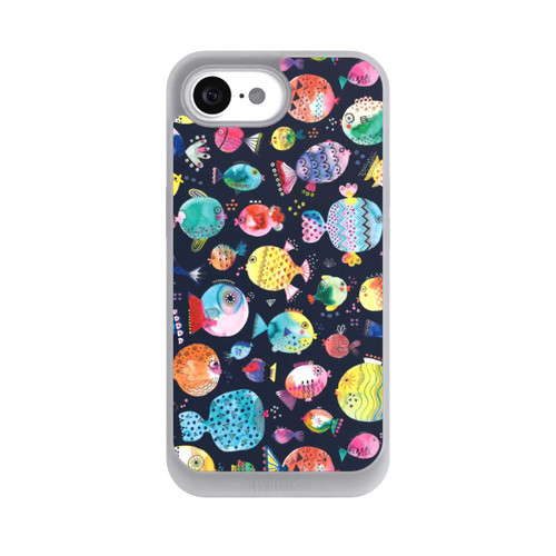 Apple iPhone 16e NIVOpure Plage Puffer poissons Enfant Marine