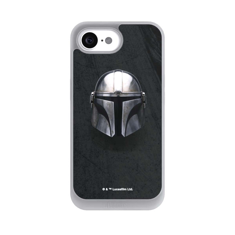 iPhone 16e NIVOpure Casque Mandalorien Noir