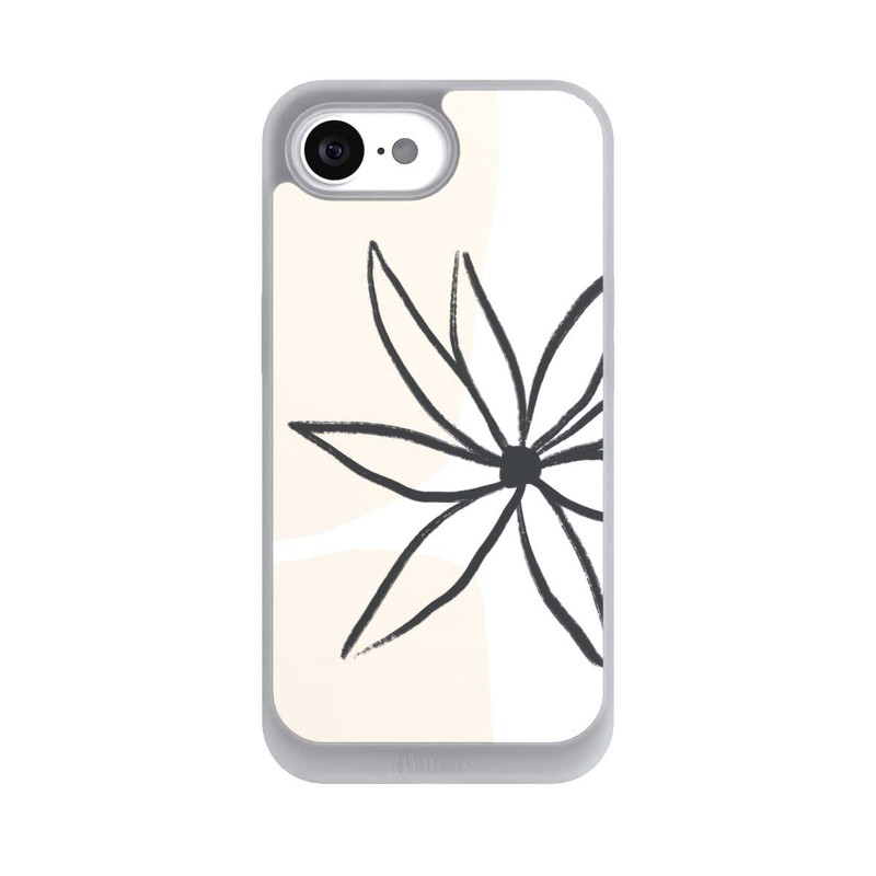 iPhone 16e NIVOpure Fleur et crème