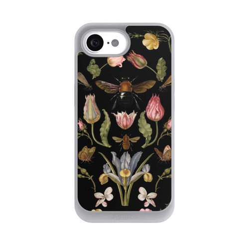 Apple iPhone 16e NIVOpure Wildblumen und Biene Schwarz