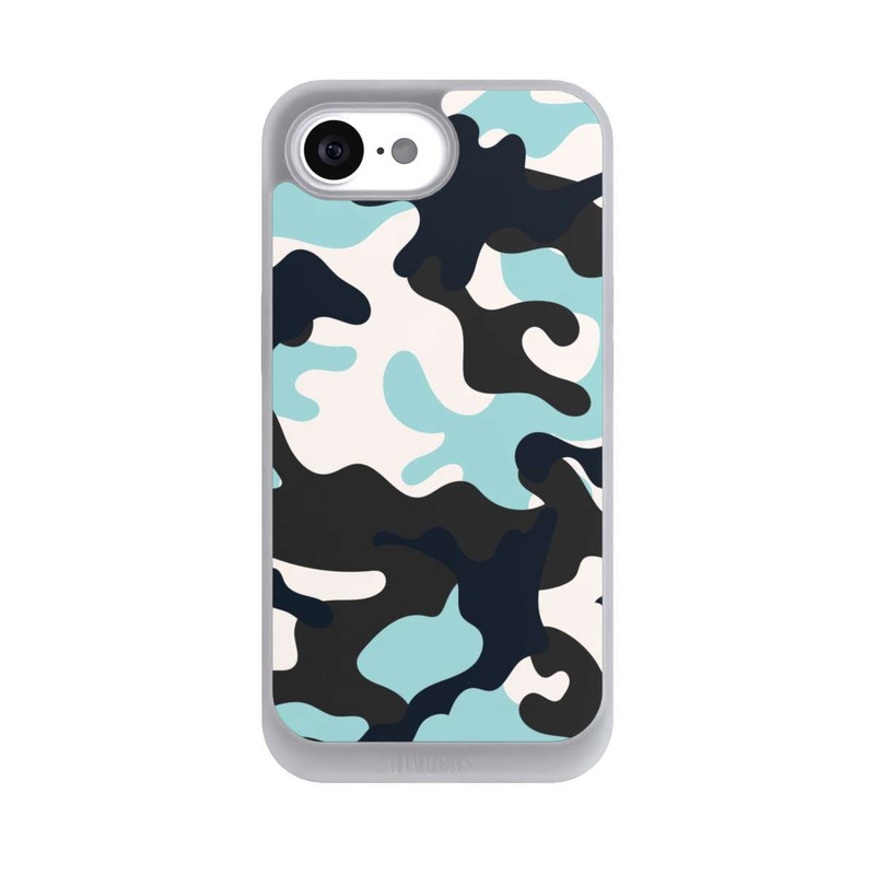 iPhone 16e NIVOpure Blue Camouflage