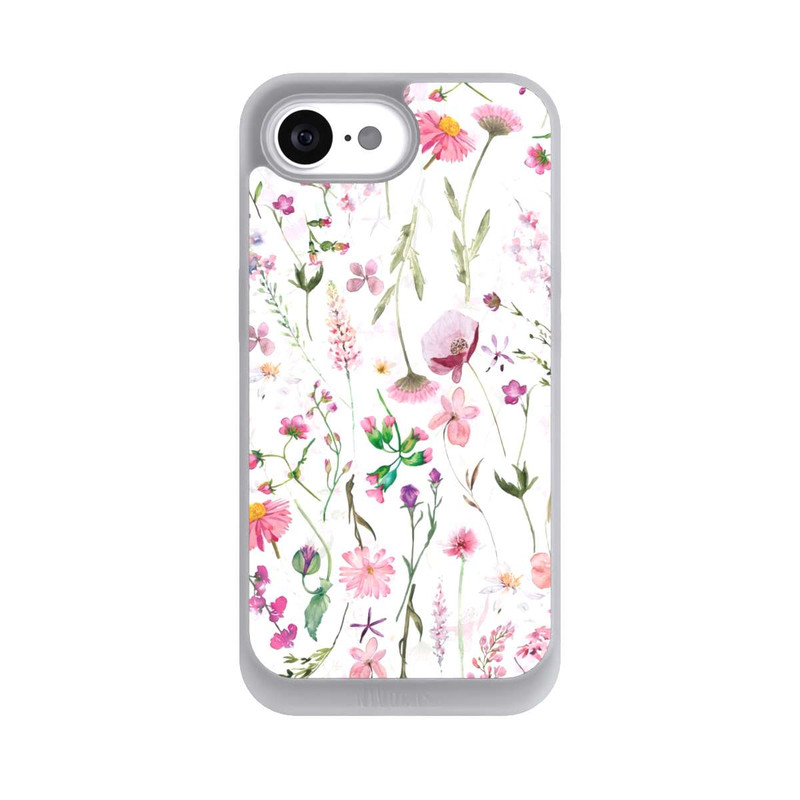 iPhone 16e NIVOpure Pink Flower Meadow