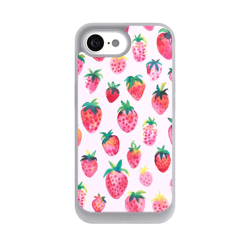 iPhone 16e NIVOpure Watercolor Strawberries