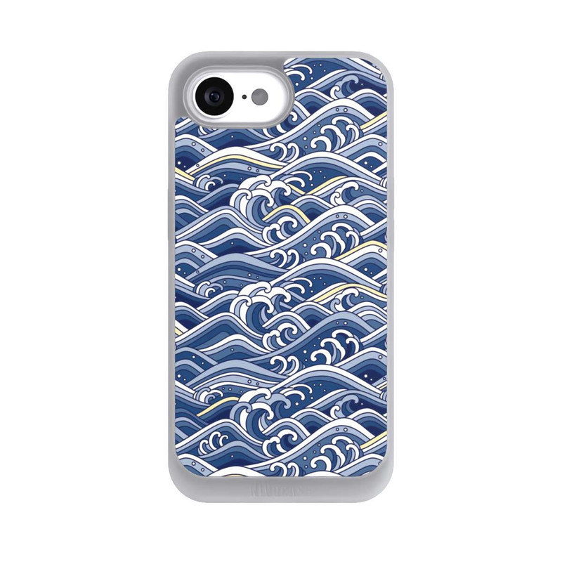 iPhone 16e NIVOpure Vagues bleues kanagawa