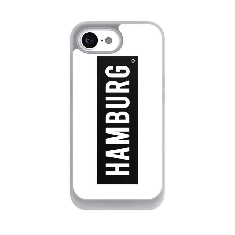 iPhone 16e NIVOpure HSV Hamburg Schwarz Weiss