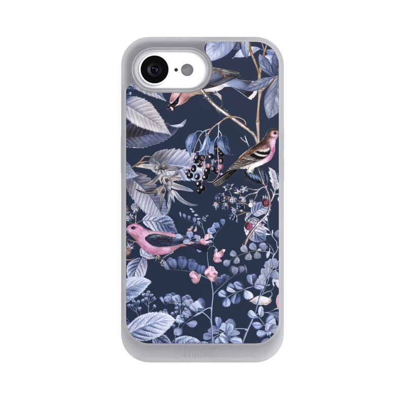 iPhone 16e NIVOpure Birds And Berries Blue